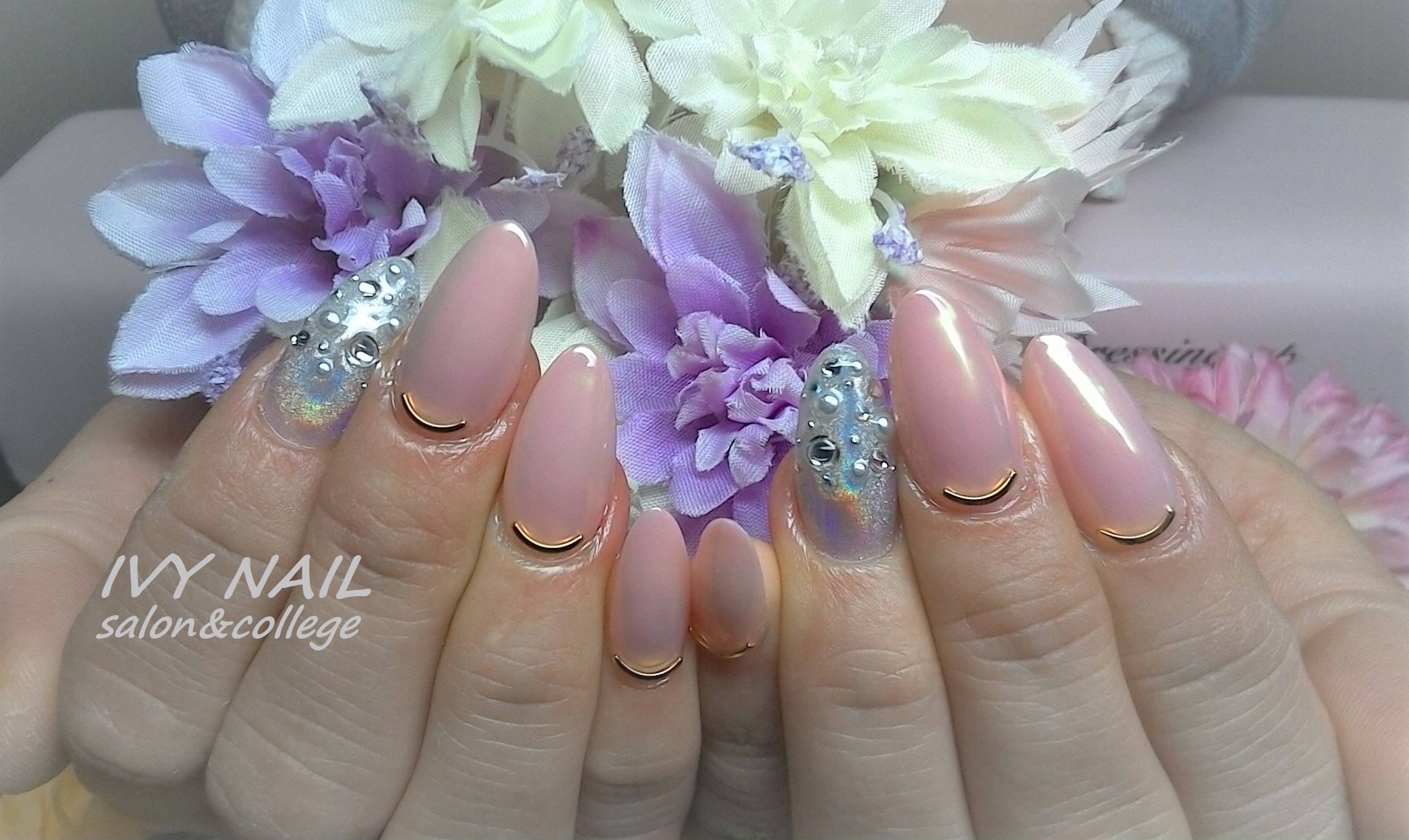 オーロラ＆ユニコーンネイル