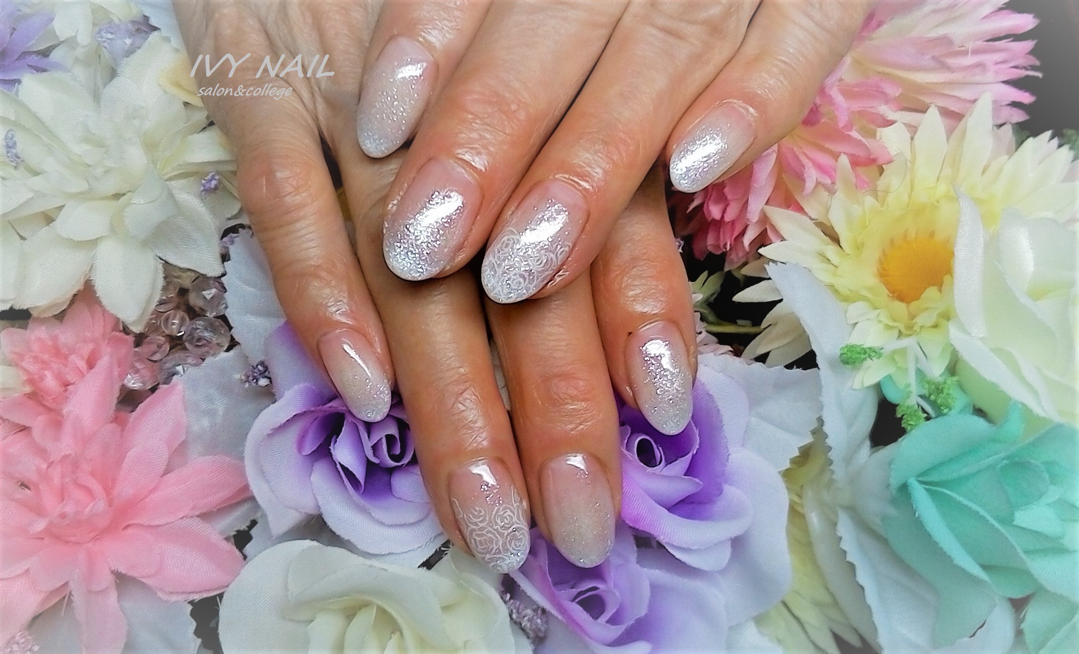 シンプルグラデーションネイル